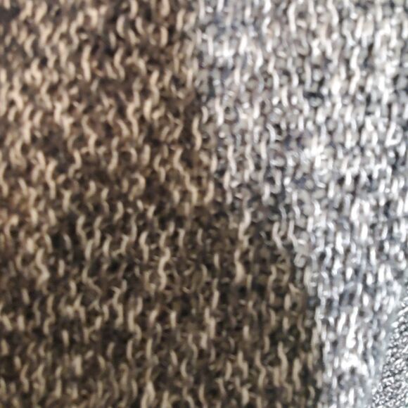 Eileen Fisher Linen Long Sleeve Open Front Cardigan Sweater Black/White Sz 3x - Picture 5 of 7